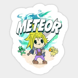 Meteor Sticker